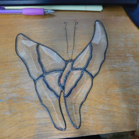 Handmade Stained Glass Butterfly - Picture 2 of 7